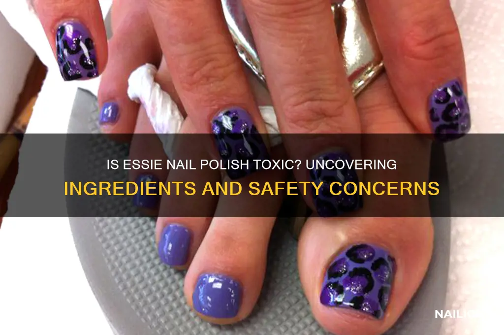 how toxic is essie nail polish