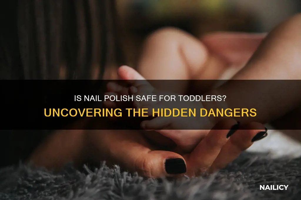 how toxic is nail polish for 3vyr old