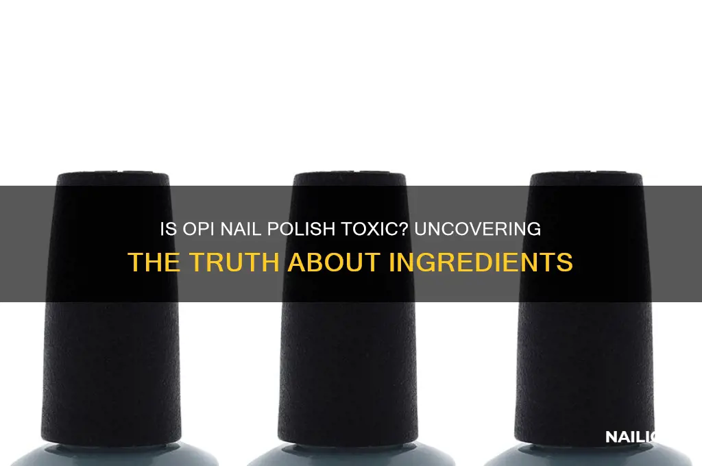 how toxic is opi nail polish