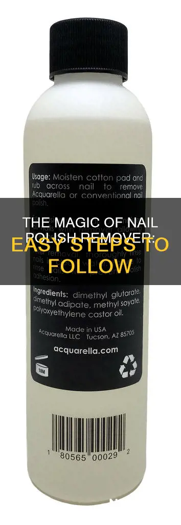 how use nail polish remover