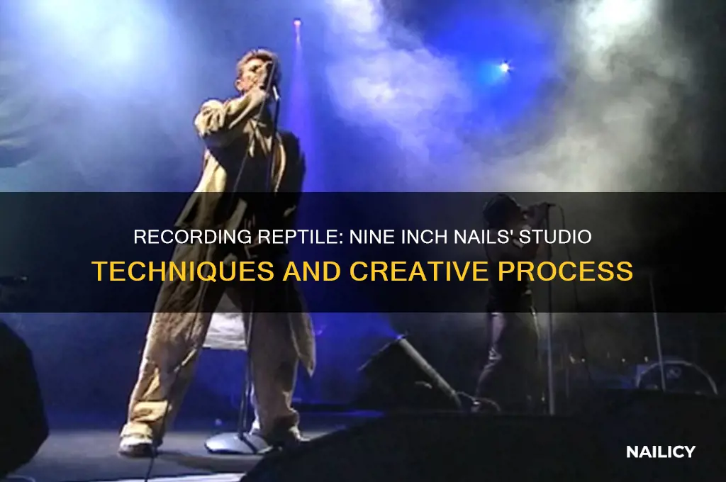 how was reptile recorded nine inch nails
