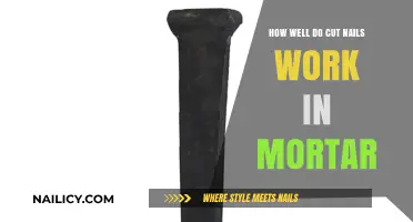 Cut Nails: Effective in Mortar?