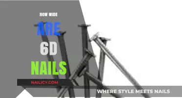 Understanding Nail Sizes: A Guide to 6D Nails and Their Width
