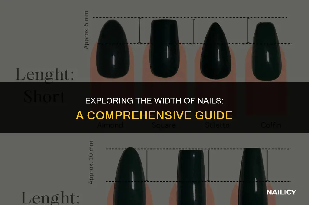 how wide is a nail