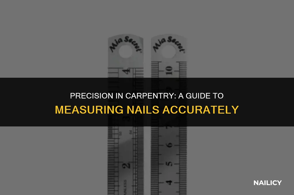 how would you measure nails