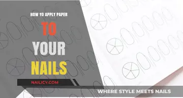 Easy Nail Art: Applying Paper to Your Nails Step-by-Step