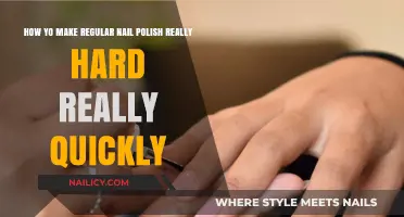 Quick-Dry Hack: Harden Regular Nail Polish Instantly with These Tips