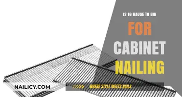 Is a 16-Gauge Nailer Too Large for Cabinet Nailing Projects?