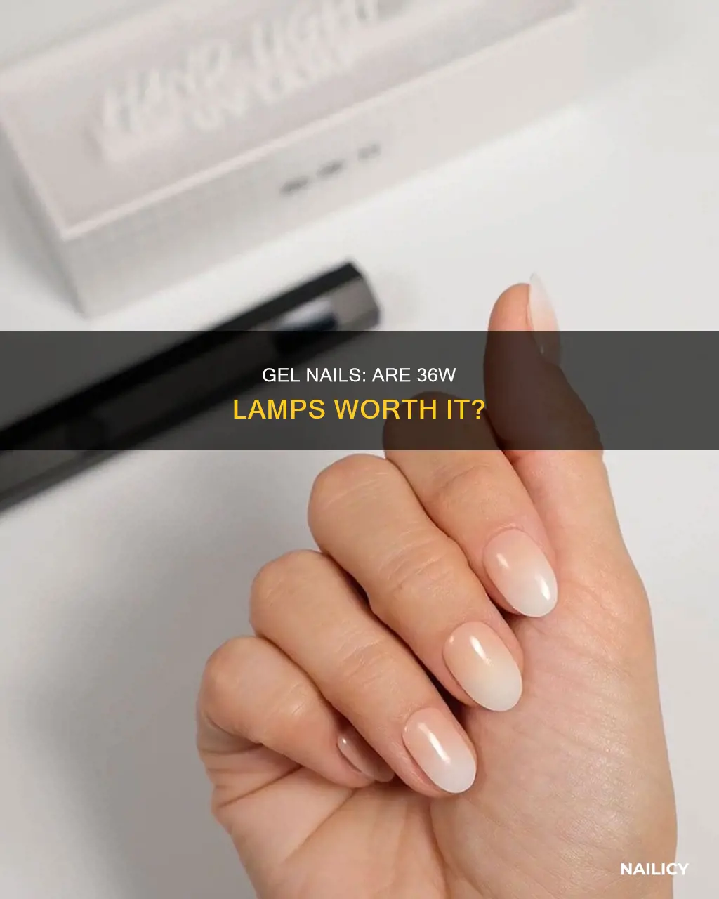 is 36w lamp good for gel nails