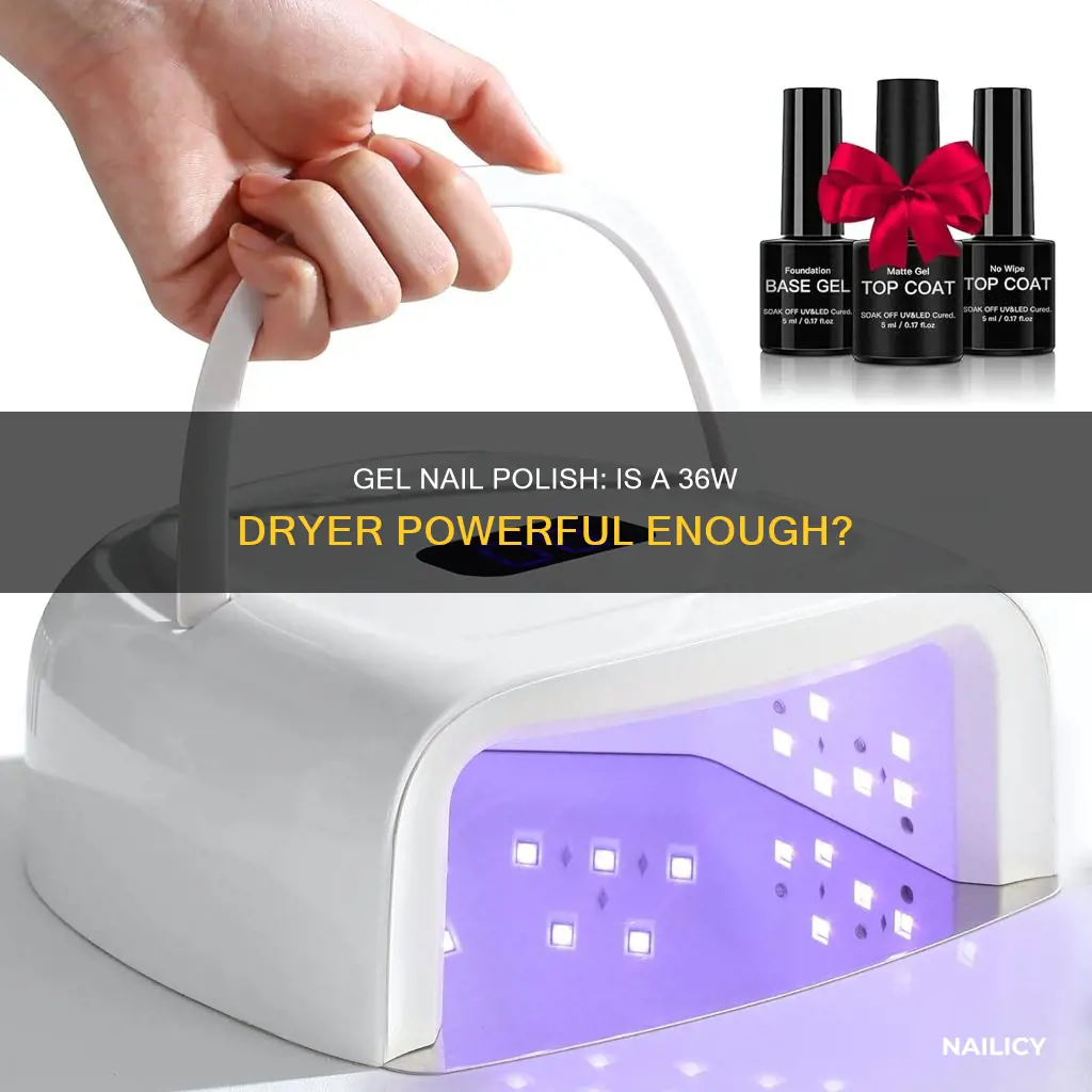 is a 36w gel nail polish dryer a good dryer