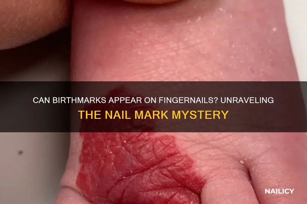 is a birthmark on a nail possible