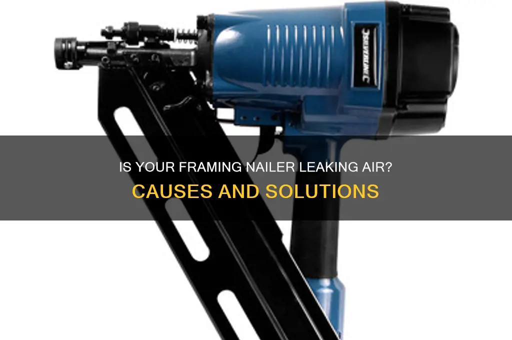 is a framing nailer suppose to leak air