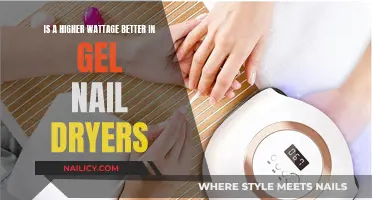 Wattage Power in Gel Nail Dryers: Higher, Better?