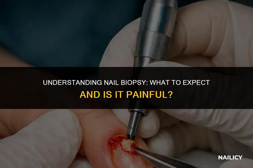 is a nail biopsy painful