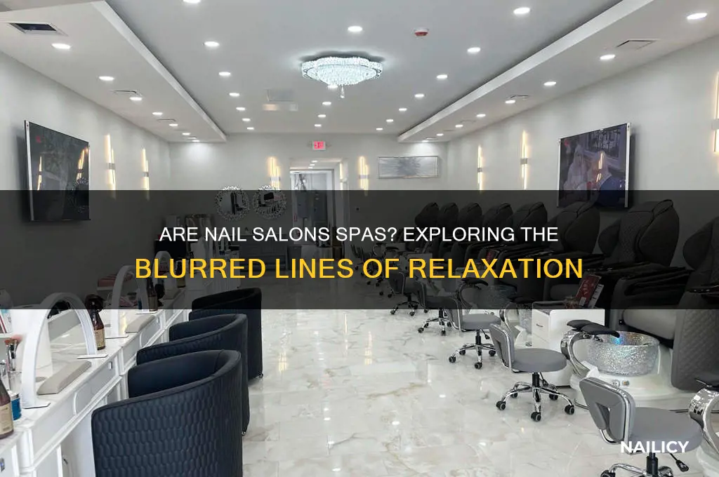 is a nail salon considered a spa