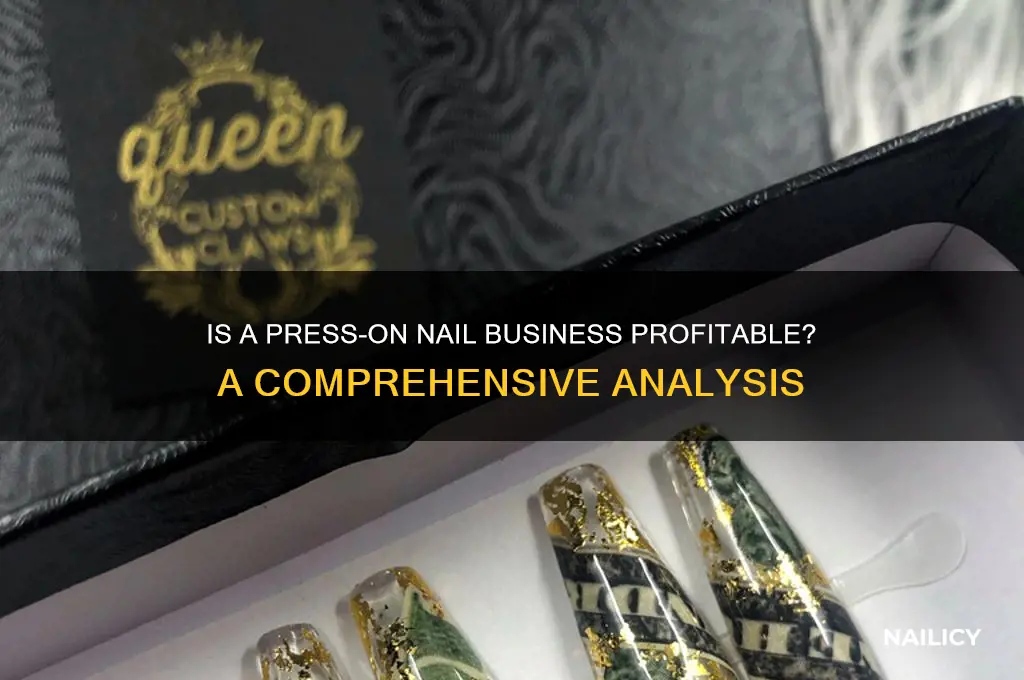 is a press on nail business profitable