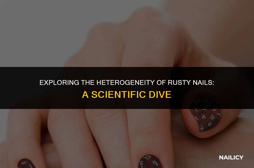 is a rusty nail heterogeneous