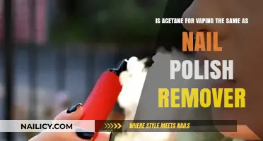 Acetone in Vaping: Same as Nail Polish Remover?