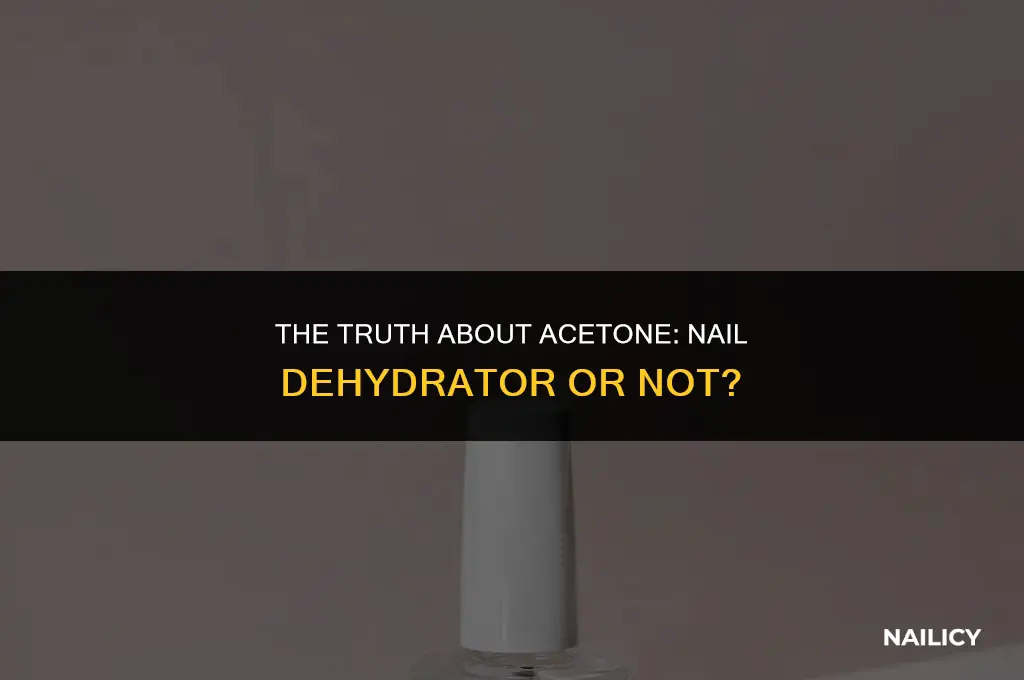 is acetone a nail dehydrator