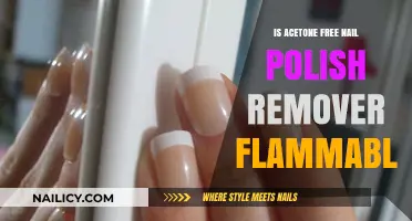 Acetone-Free Nail Polish Remover: Flammable or Not?