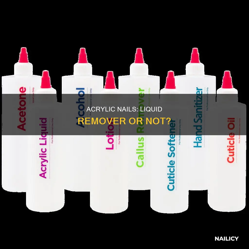 is acrylic liquid nail polish remover