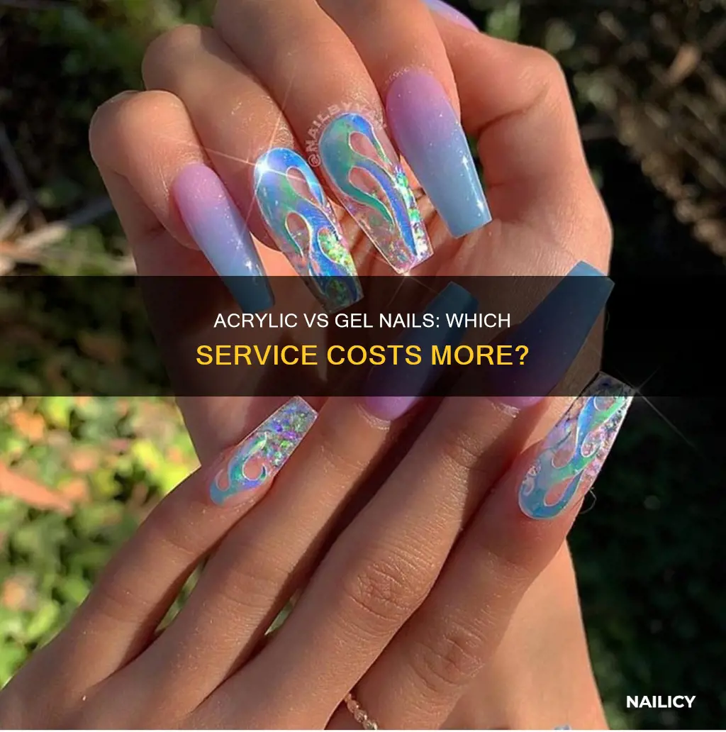 is acrylic or gel nails more expensive