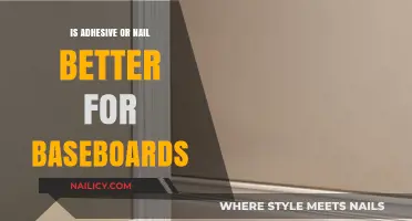 Adhesive vs. Nails: Which is Best for Installing Baseboards?