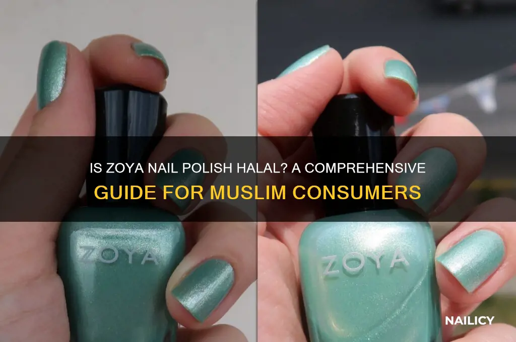 is all zoya nail polish halal