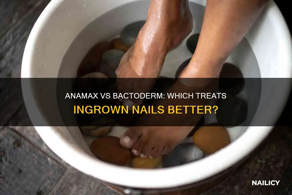 is anamax or bactoderm better for ingrown finger nail infection