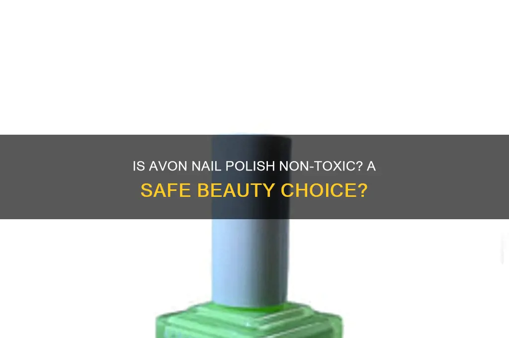 is avon nail polish non toxic