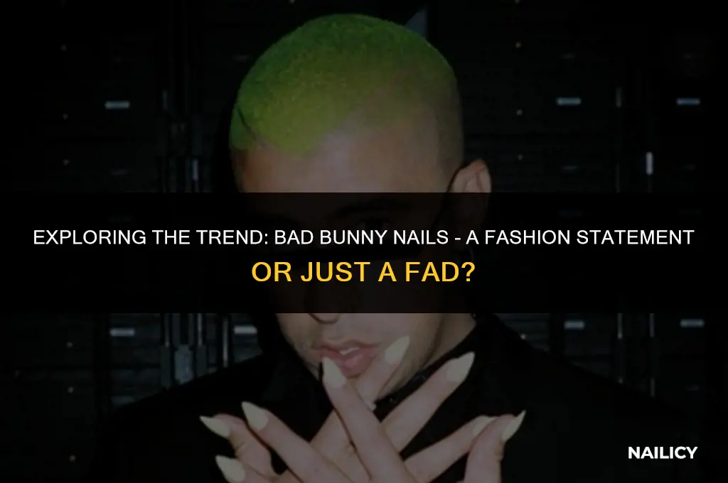 is bad bunny nails