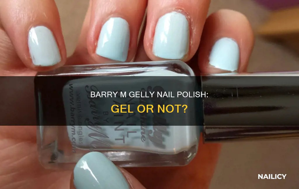 is barry m gelly nail polish gel