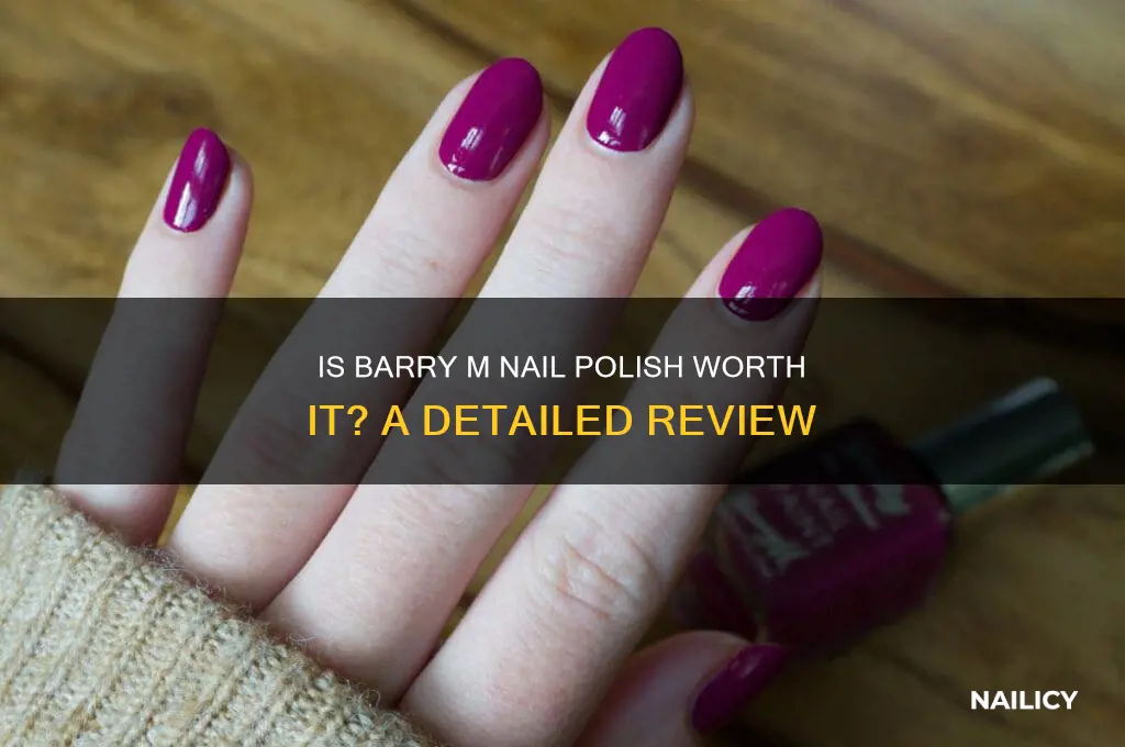 is barry m nail polish good
