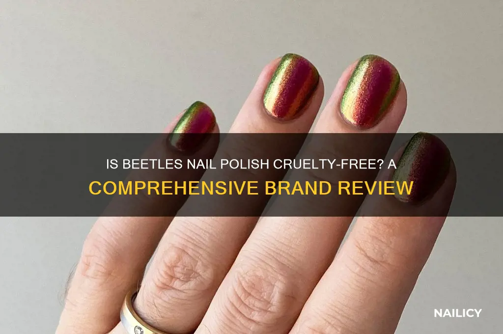 is beetles nail polish cruelty free