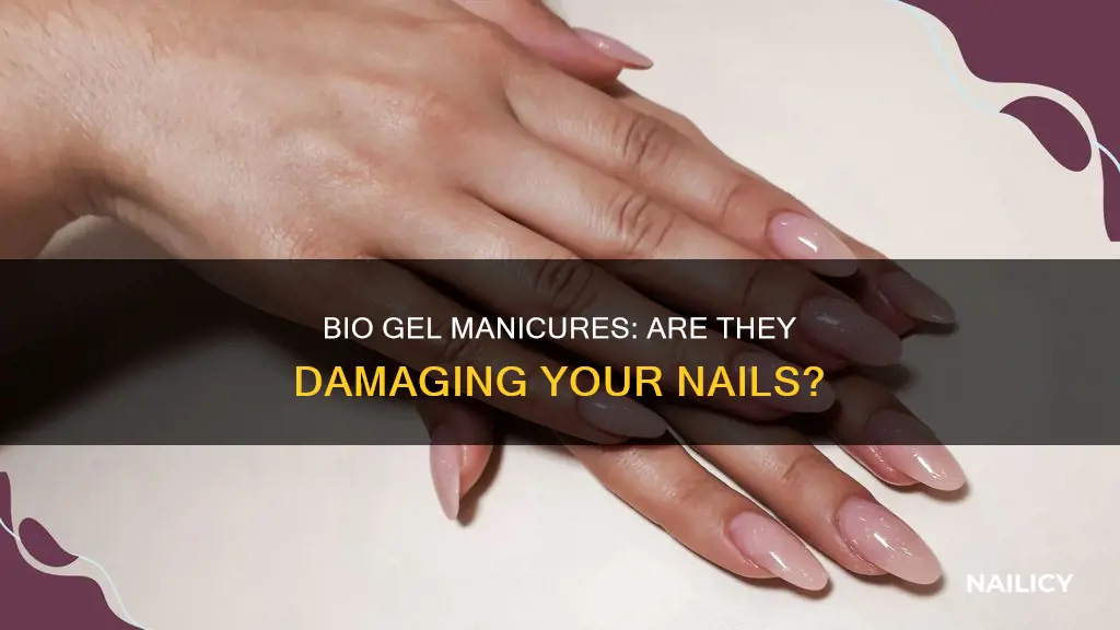 is bio gel bad for nails