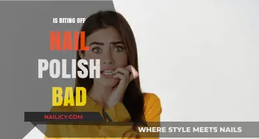 Biting Off Nail Polish: Harmful Habit or Harmless Quirk?