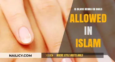 Is Black Henna on Nails Permissible in Islamic Teachings?
