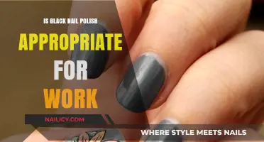 Black Nail Polish at Work: Professional or Too Bold?
