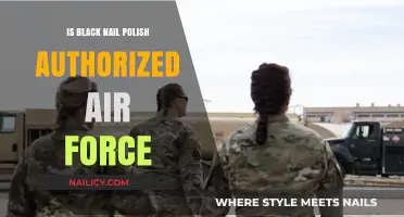 Is Black Nail Polish Allowed in the Air Force? Rules Explained