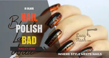 Is Black Nail Polish Bad? Debunking Myths and Embracing Style