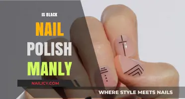 Is Black Nail Polish Manly? Breaking Stereotypes in Modern Grooming