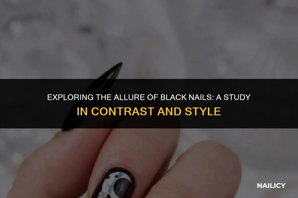 is black nails attractive