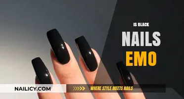 Exploring the Connection Between Black Nails and Emo Culture