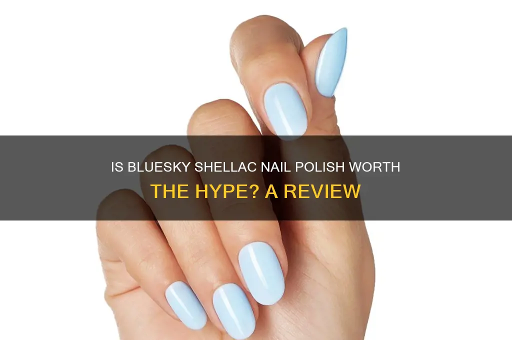 is bluesky shellac nail polish good