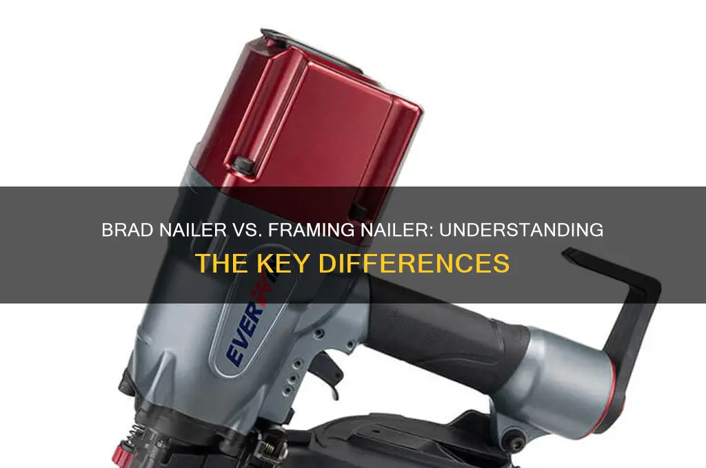 is brad nailer same as framing nailer
