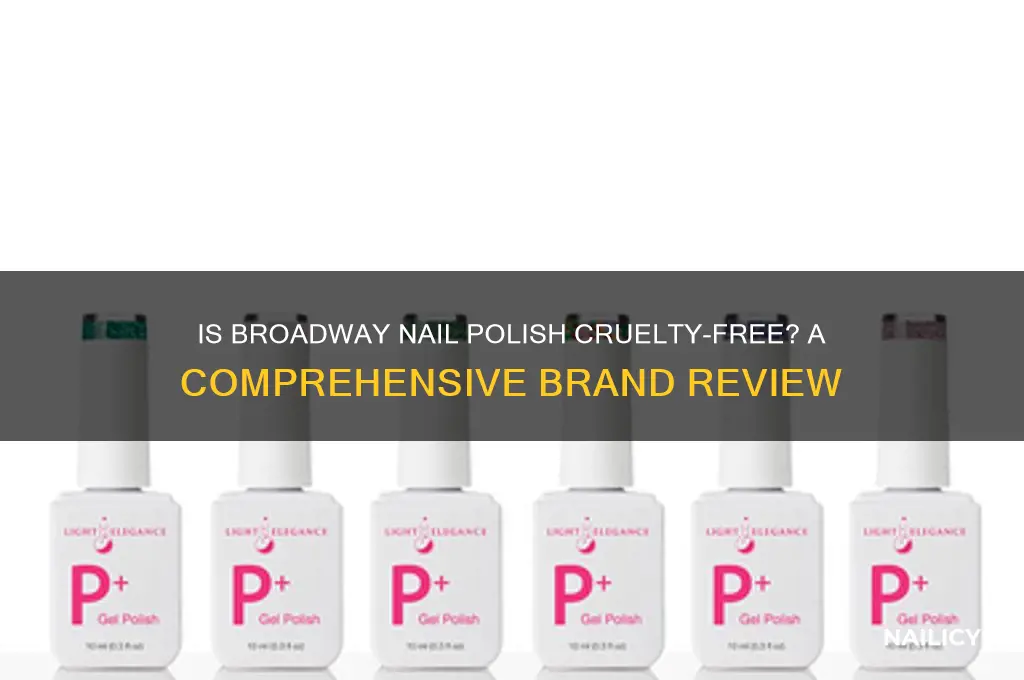 is broadway nail polish cruelty free