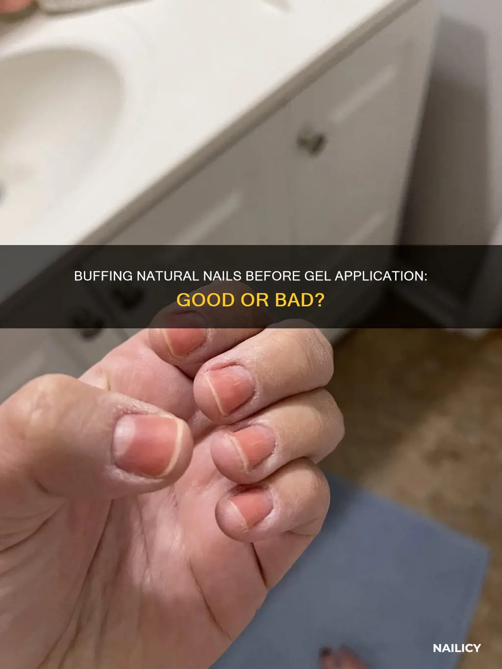 is buffing your nails good for gel nails