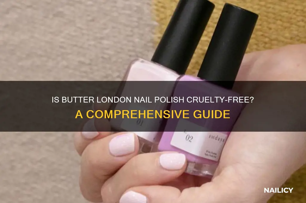 is butter london nail polish cruelty free