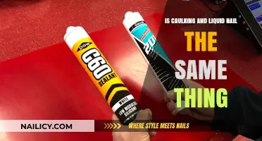 Caulking vs. Liquid Nails: Understanding the Key Differences