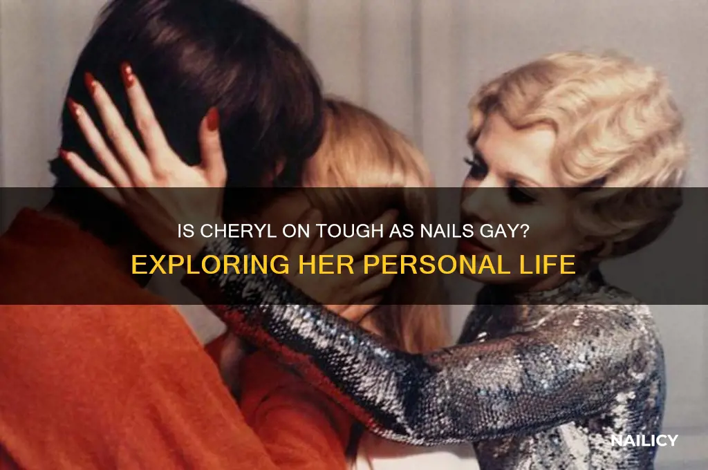 is cheryl on tough as nails gay